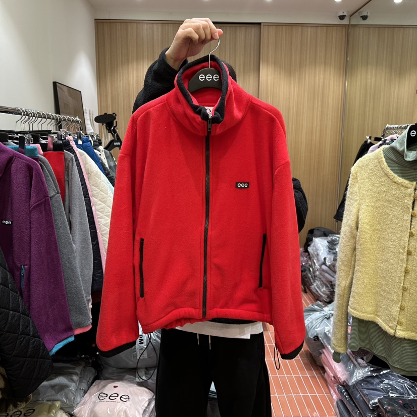 E/E/E韓國直郵㊣女士新款推薦熱賣休閑25秋冬人氣衛衣連帽衫E/E/E衛衣圖色3