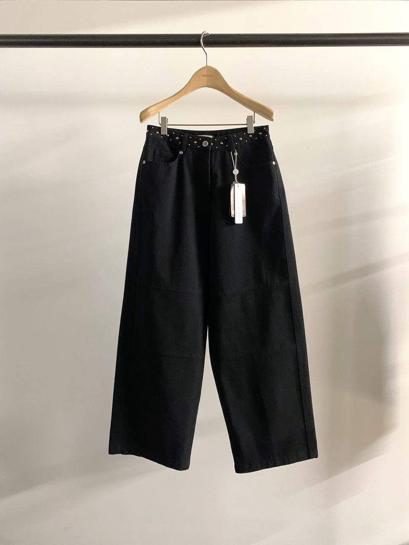 UNDERSON東大門㊣代購女裝新款時尚人氣25秋冬職業熱賣休閑褲UNDERSON休閑褲圖色2黑