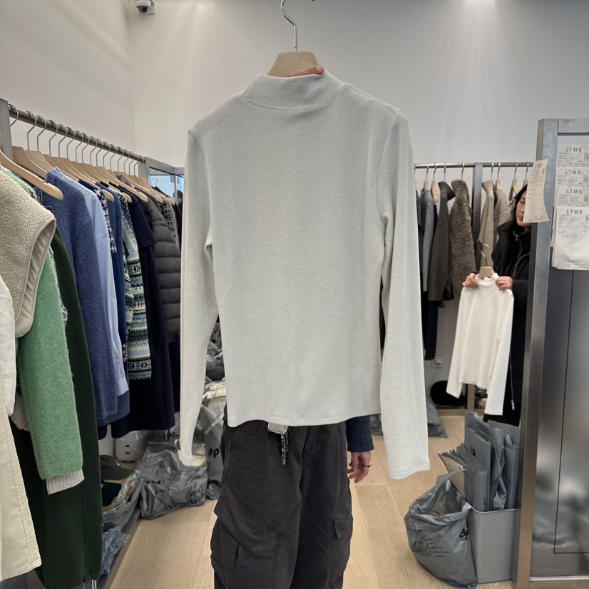 LTMS東大門㊣代購女裝新款人氣休閑時尚職業熱賣推薦長袖T恤LTMS長袖T恤