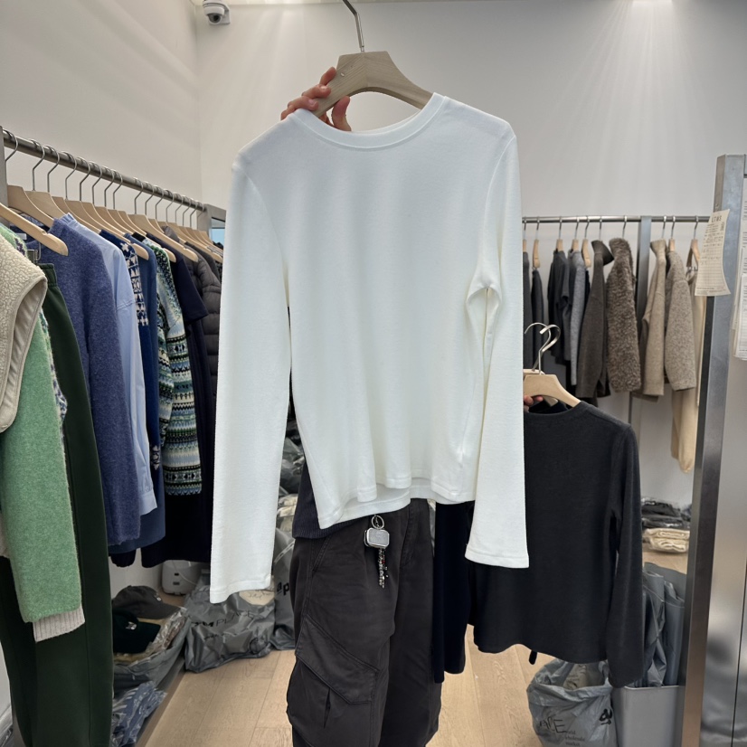 LTMS韓國代購㊣女士新款人氣25秋冬熱賣時尚職業休閑長袖T恤LTMS長袖T恤圖色1