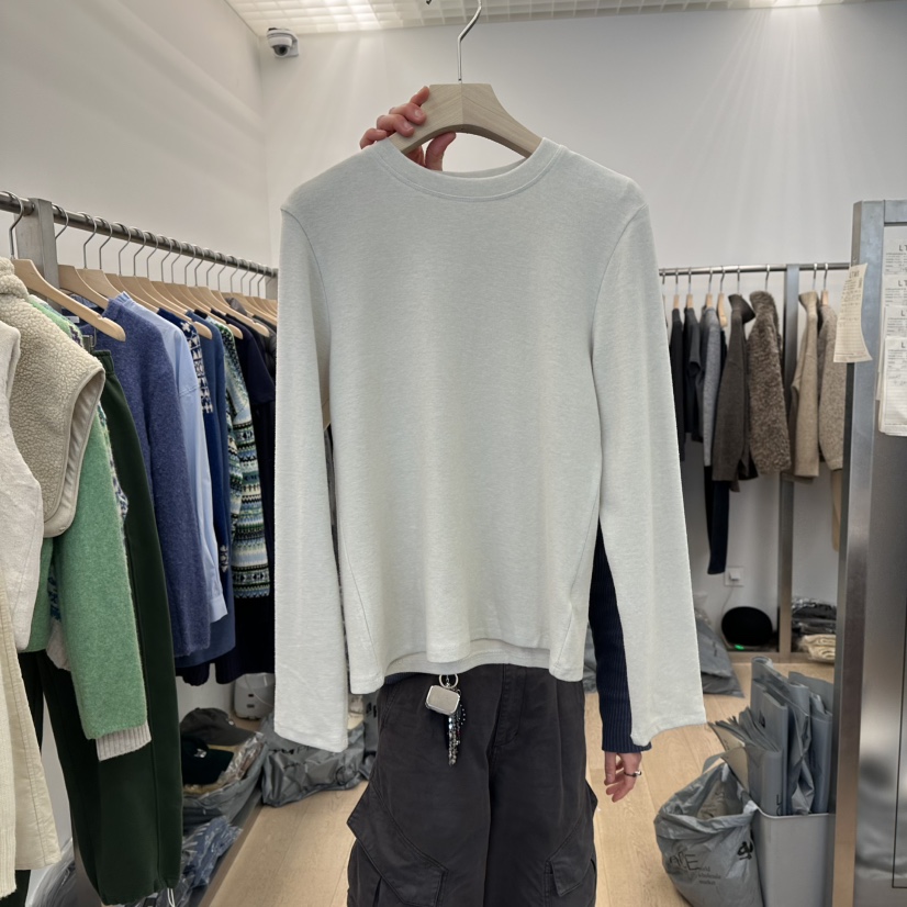 LTMS韓國代購㊣女士新款人氣25秋冬熱賣時尚職業休閑長袖T恤LTMS長袖T恤圖色2