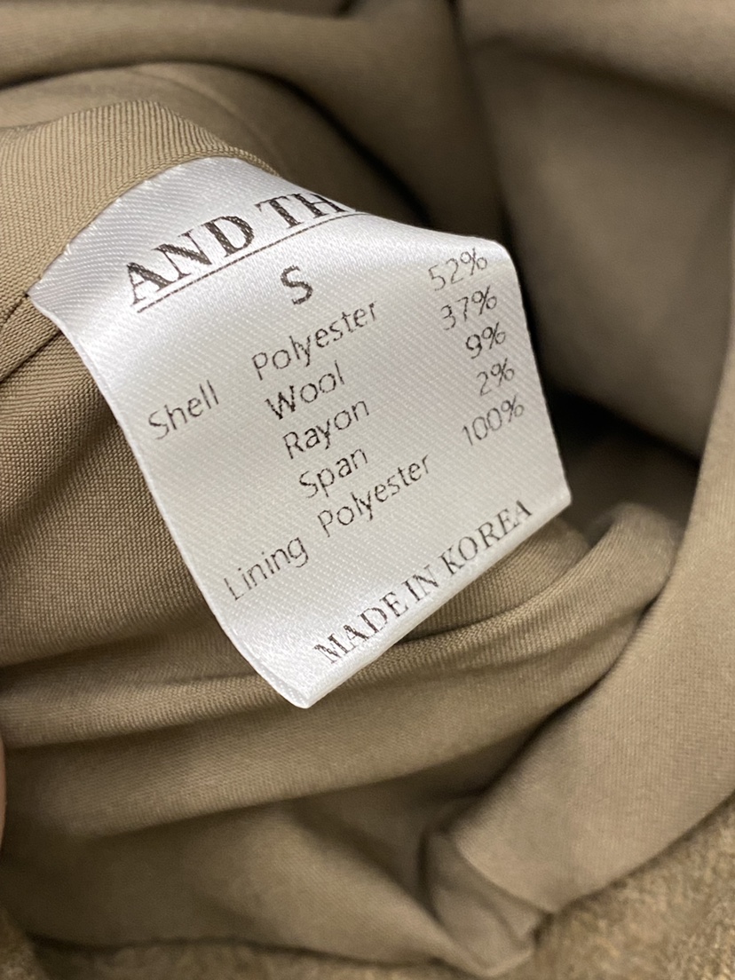 AND THE韓國直郵㊣女士新品時尚休閑推薦25秋冬人氣熱賣長裙AND THE長裙