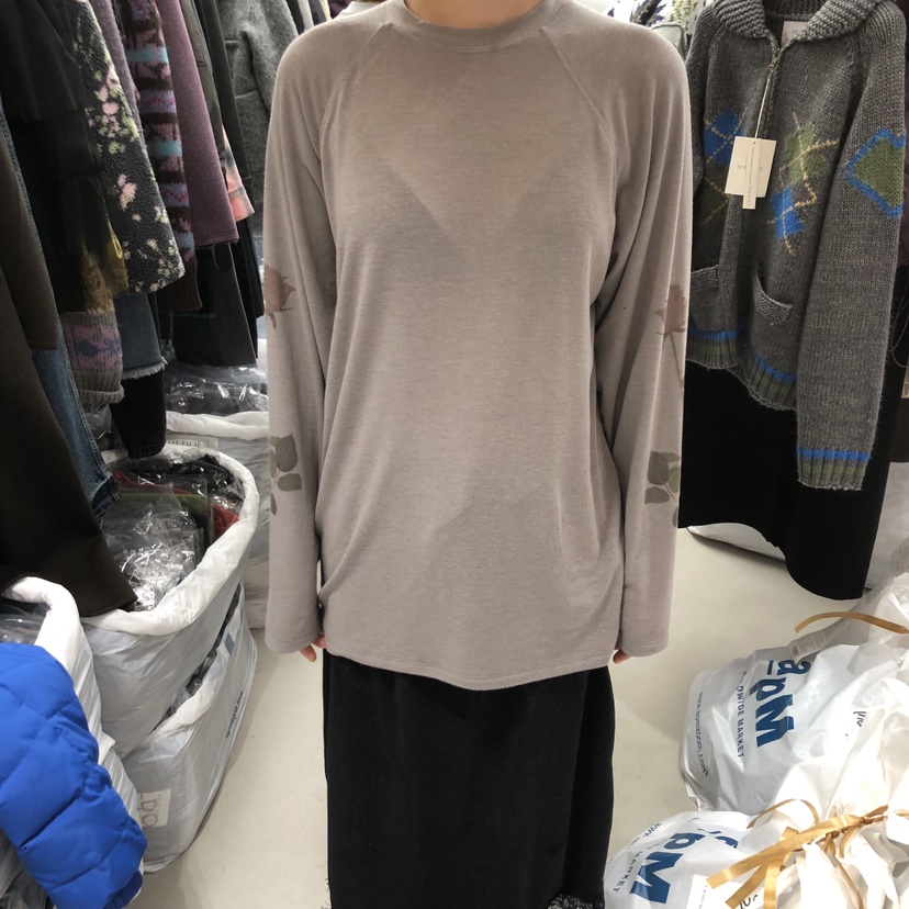 SOLD OUT韓國直郵㊣女士新品人氣25秋冬熱賣休閑推薦長袖T恤SOLD OUT長袖T恤圖色1