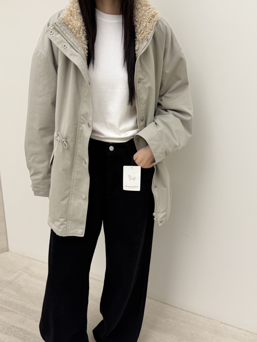 RIVER RAIN韓國直郵㊣女士新品休閑人氣時尚職業短款大衣羊毛RIVER RAIN短款大衣