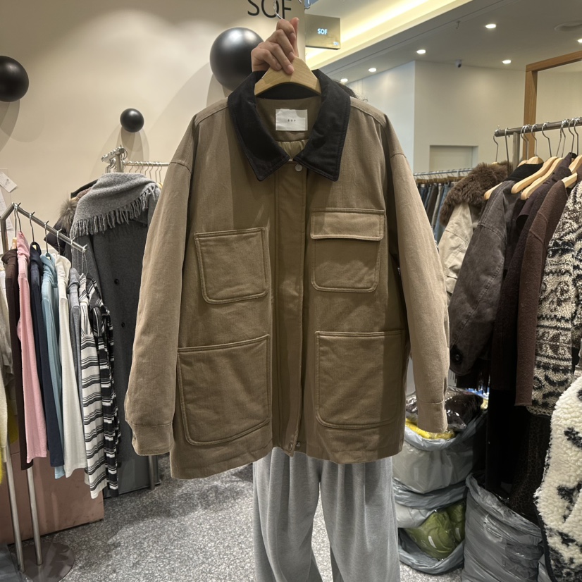 SOF東大門㊣實拍女士新品人氣時尚職業推薦休閑熱賣25秋冬夾克SOF夾克圖色3