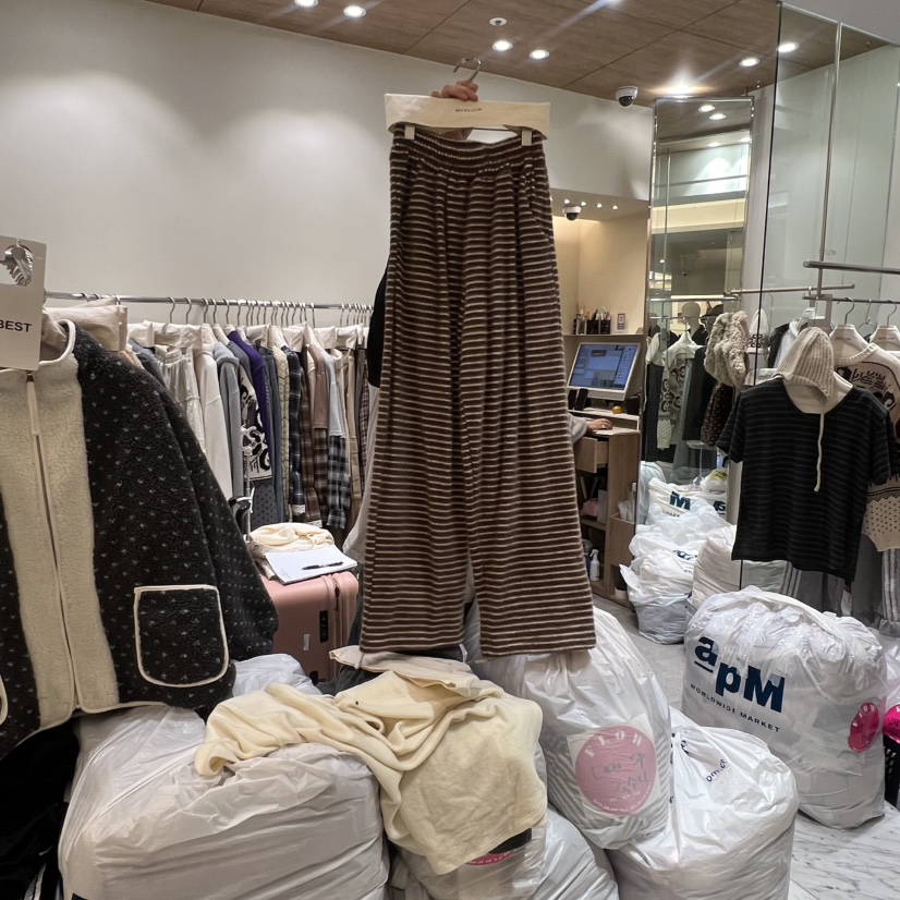 BY FLOW東大門㊣實拍女裝新款熱賣25秋冬推薦職業人氣休閑褲BY FLOW休閑褲圖色1