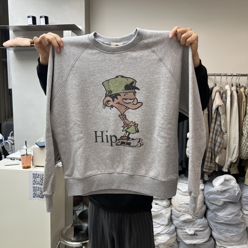 LEESEED-A韓國直郵㊣女裝新款熱賣時尚職業人氣25秋冬衛衣加絨SEeD/LEESEED衛衣圖色1