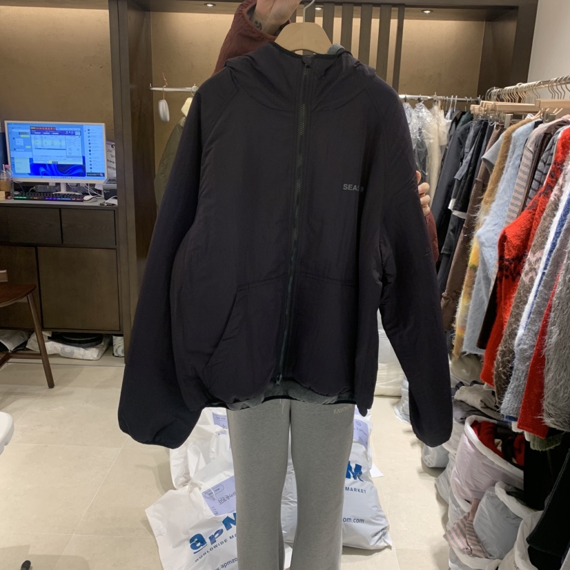 RAWROW韓國代購㊣女士新款時尚人氣25秋冬休閑夾克雙面抓絨RAWROW夾克圖色2