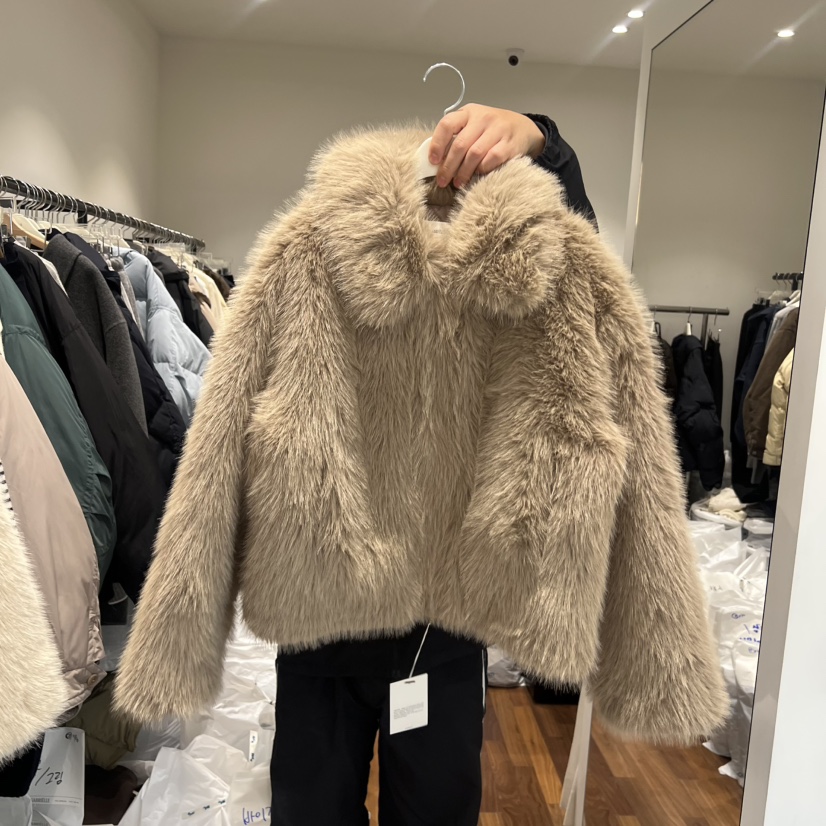 GABRIELLE韓國直郵㊣女士新品人氣熱賣25秋冬職業時尚短款大衣GABRIELLE短款大衣圖色1