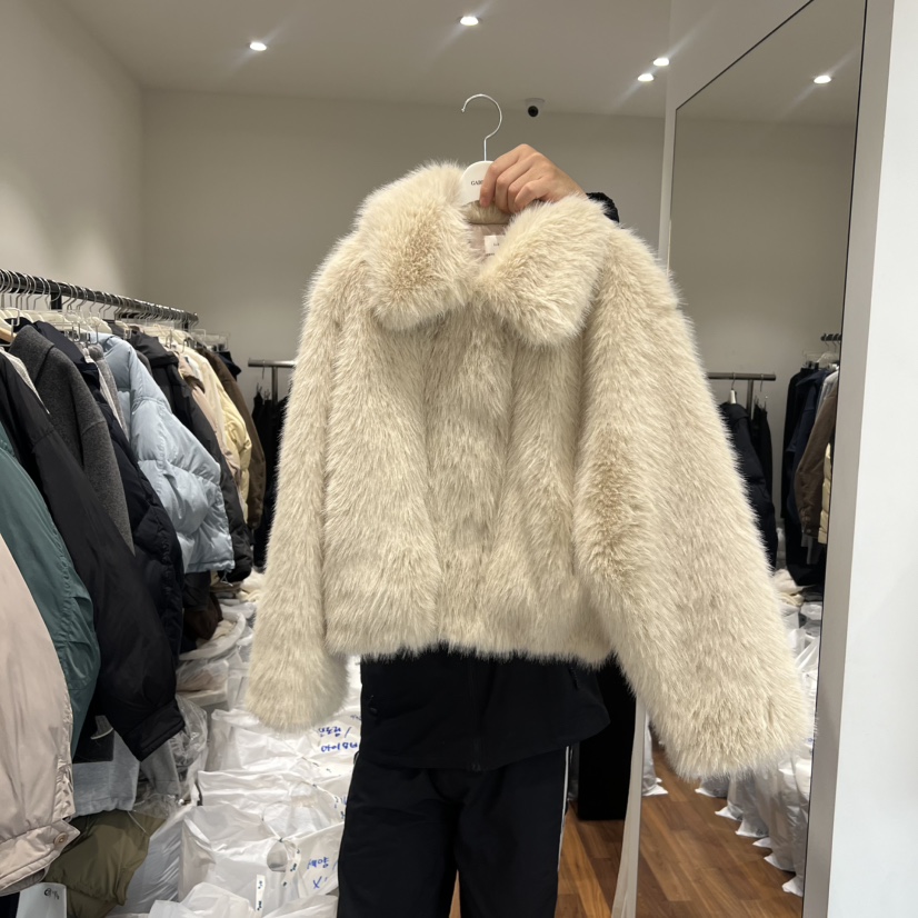 GABRIELLE韓國直郵㊣女士新品人氣熱賣25秋冬職業時尚短款大衣GABRIELLE短款大衣圖色2