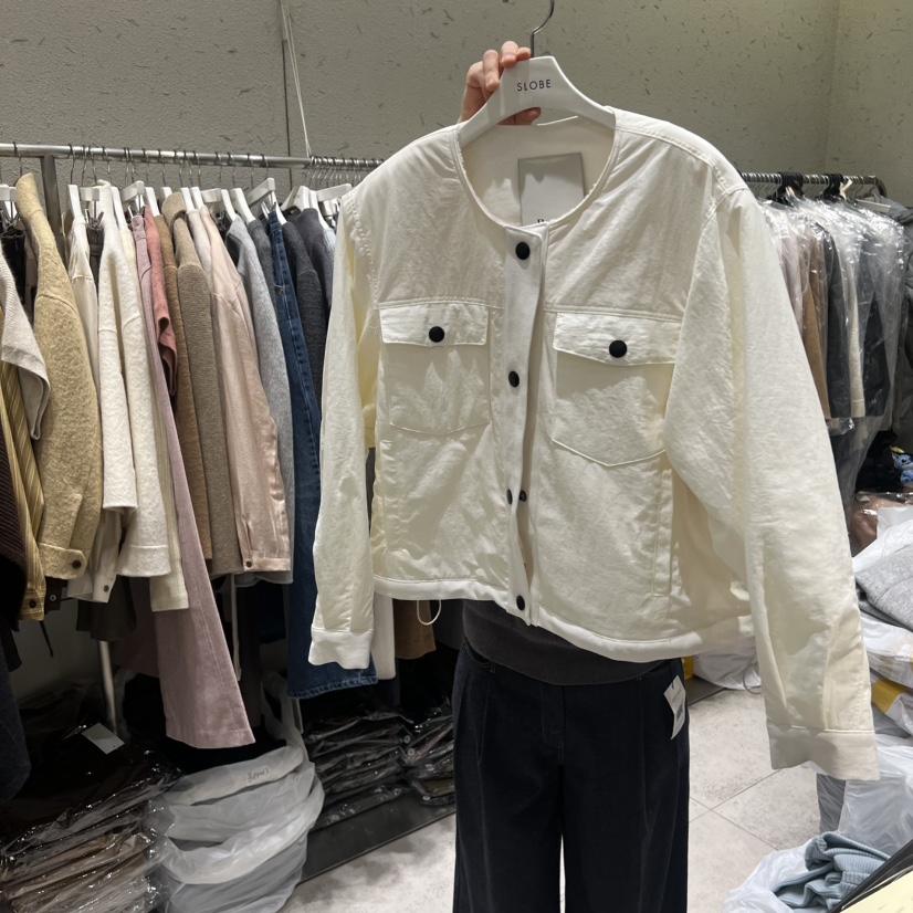 BRONZE東大門㊣實拍女裝新款時尚休閑人氣熱賣25秋冬夾克加絨BRONZE夾克圖色2