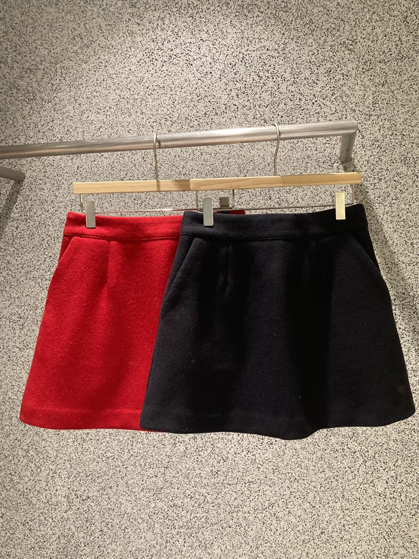 ADDICTED東大門㊣直郵女士新品時尚推薦人氣25秋冬短裙羊毛ADDICTED短裙