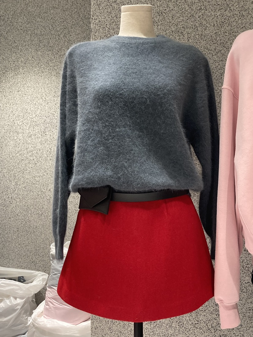 ADDICTED東大門㊣直郵女士新品時尚推薦人氣25秋冬短裙羊毛ADDICTED短裙