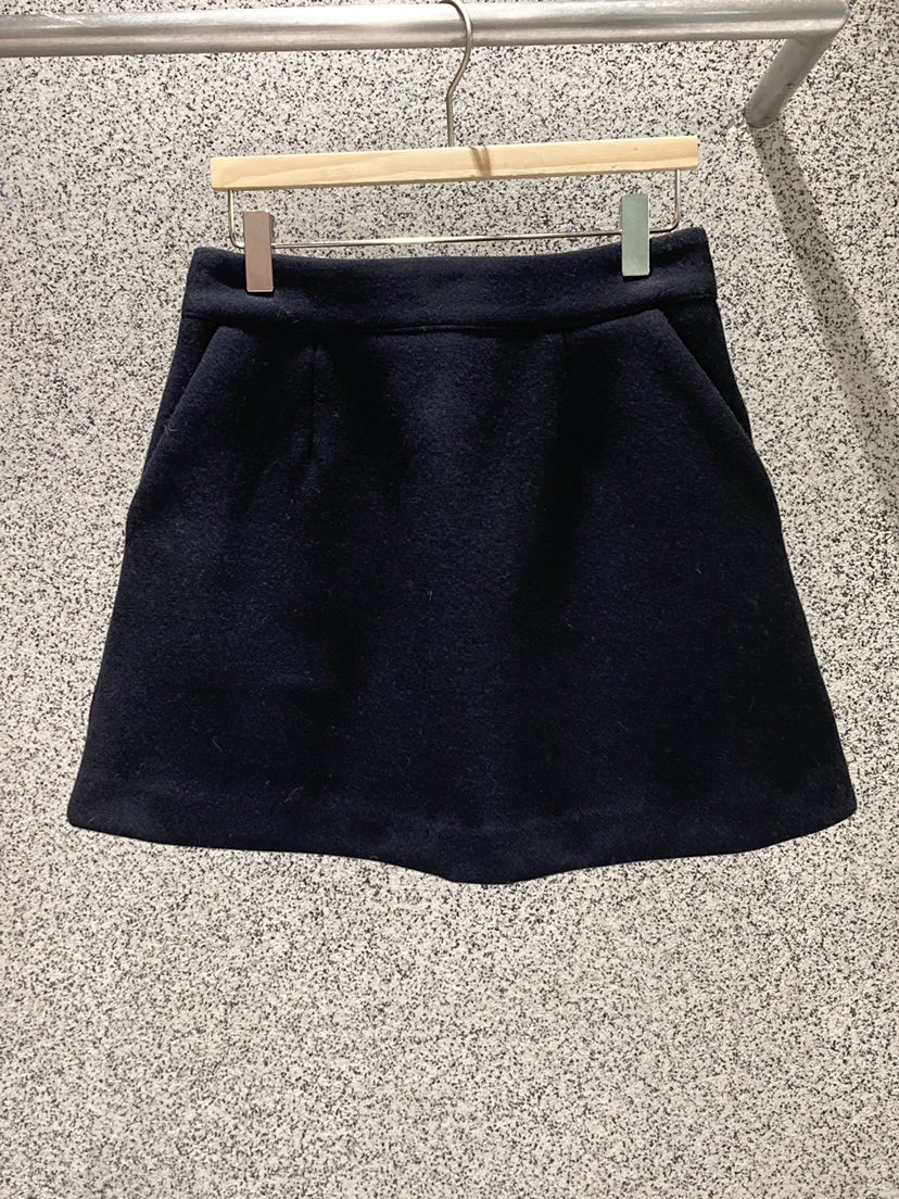 ADDICTED東大門㊣直郵女士新品時尚推薦人氣25秋冬短裙羊毛ADDICTED短裙圖色2