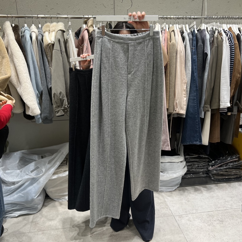 BRONZE東大門㊣實拍女裝新款推薦休閑職業人氣25秋冬休閑褲羊毛BRONZE休閑褲圖色2