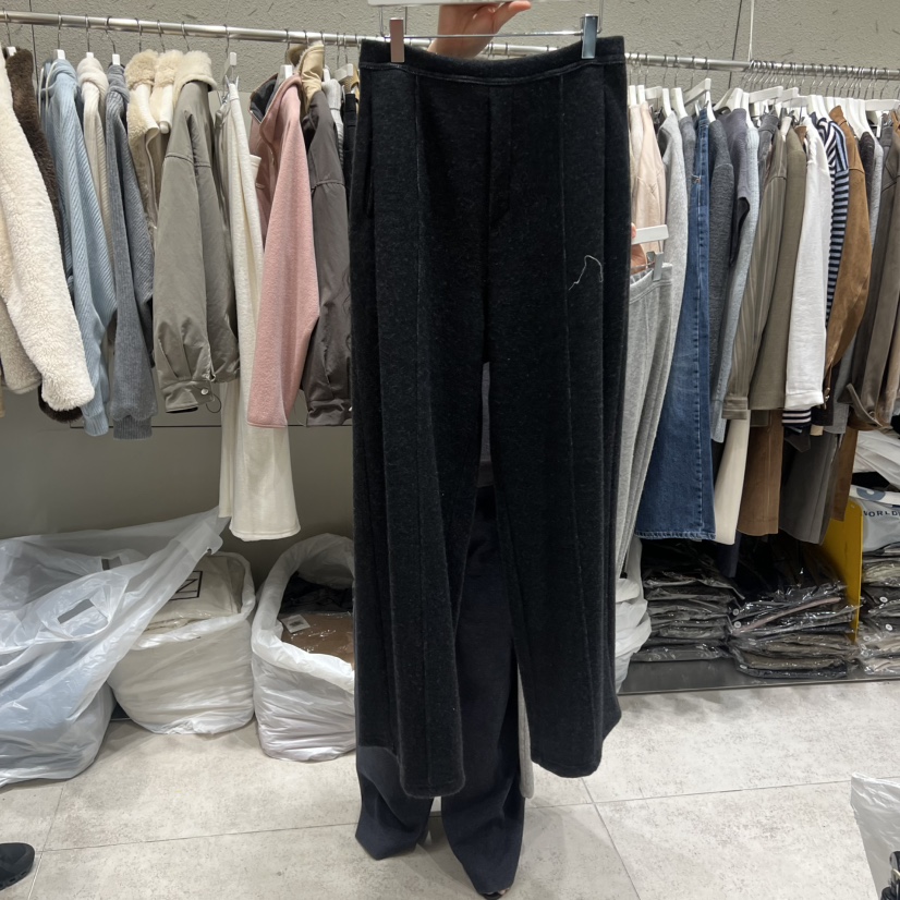 BRONZE東大門㊣實拍女裝新款推薦休閑職業人氣25秋冬休閑褲羊毛BRONZE休閑褲圖色3