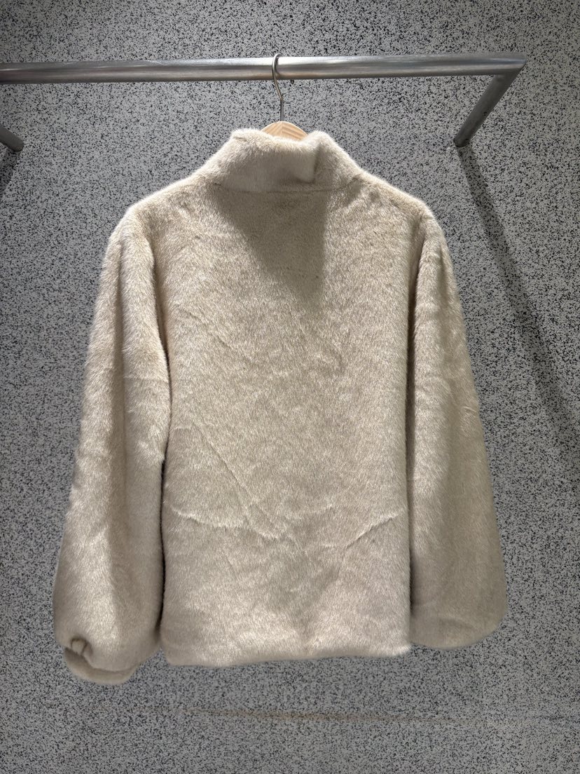 ADDICTED韓國直郵㊣女士新款職業推薦時尚熱賣短款大衣貂皮ADDICTED短款大衣