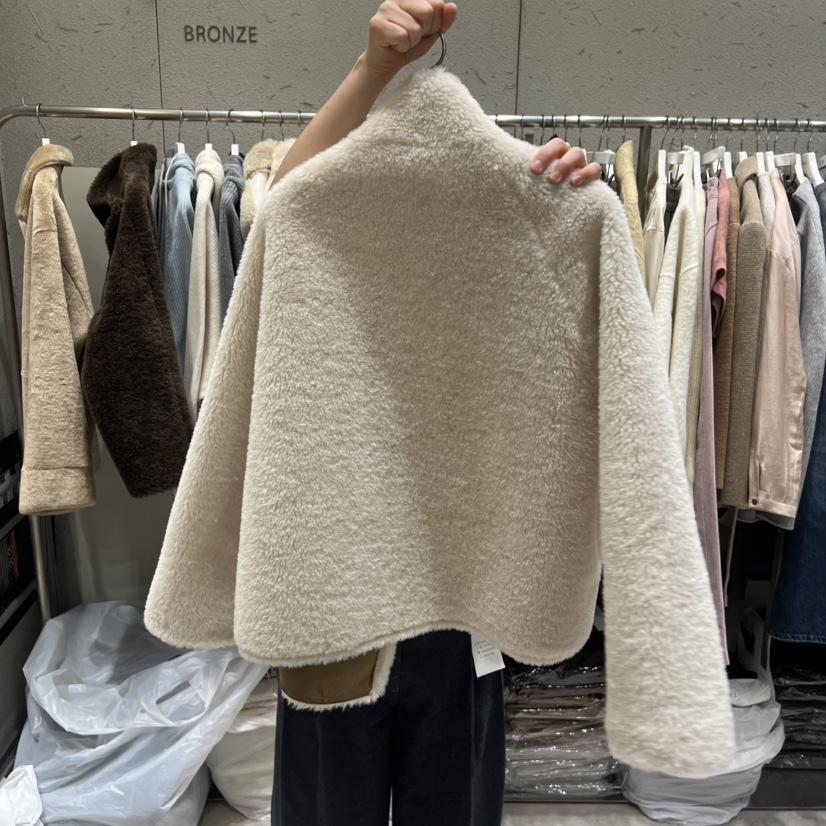 BRONZE韓國代購㊣女裝新品時尚推薦熱賣人氣休閑25秋冬短款大衣BRONZE短款大衣