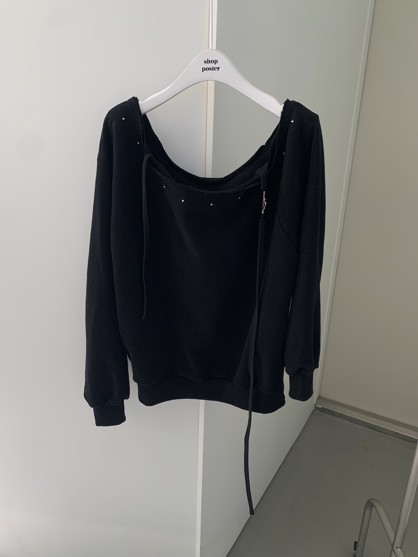 SHOP POSTER東大門㊣實拍女裝新品職業人氣推薦25秋冬衛衣SHOP_POSTER衛衣