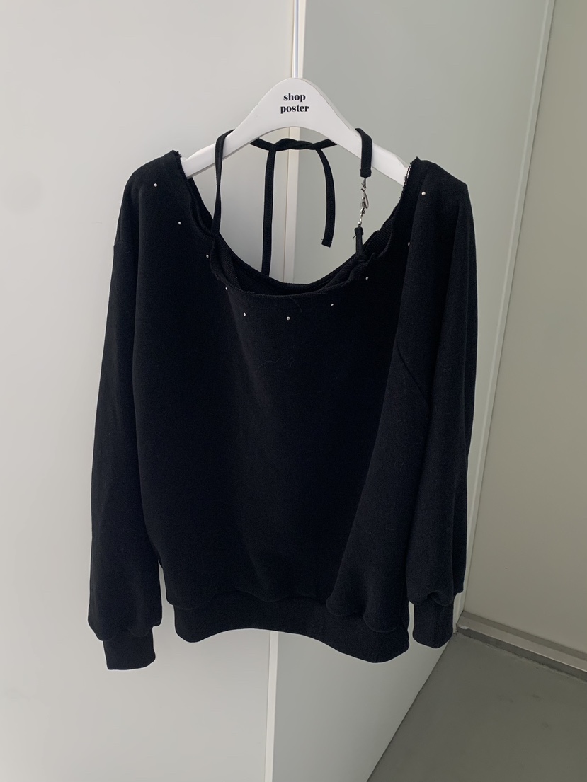 SHOP POSTER東大門㊣實拍女裝新品職業人氣推薦25秋冬衛衣SHOP_POSTER衛衣圖色2