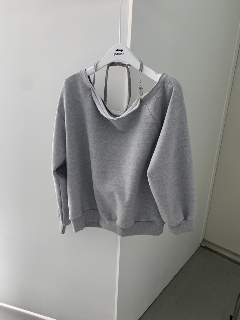 SHOP POSTER東大門㊣實拍女裝新品職業人氣推薦25秋冬衛衣SHOP_POSTER衛衣圖色3