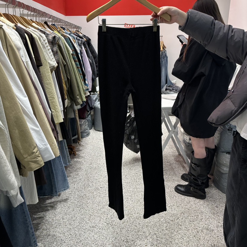 ATPZ韓國代購㊣女裝新品熱賣25秋冬打底褲鯊魚褲緊身褲紐扣ATTENTION PLEAES打底褲/鯊魚褲