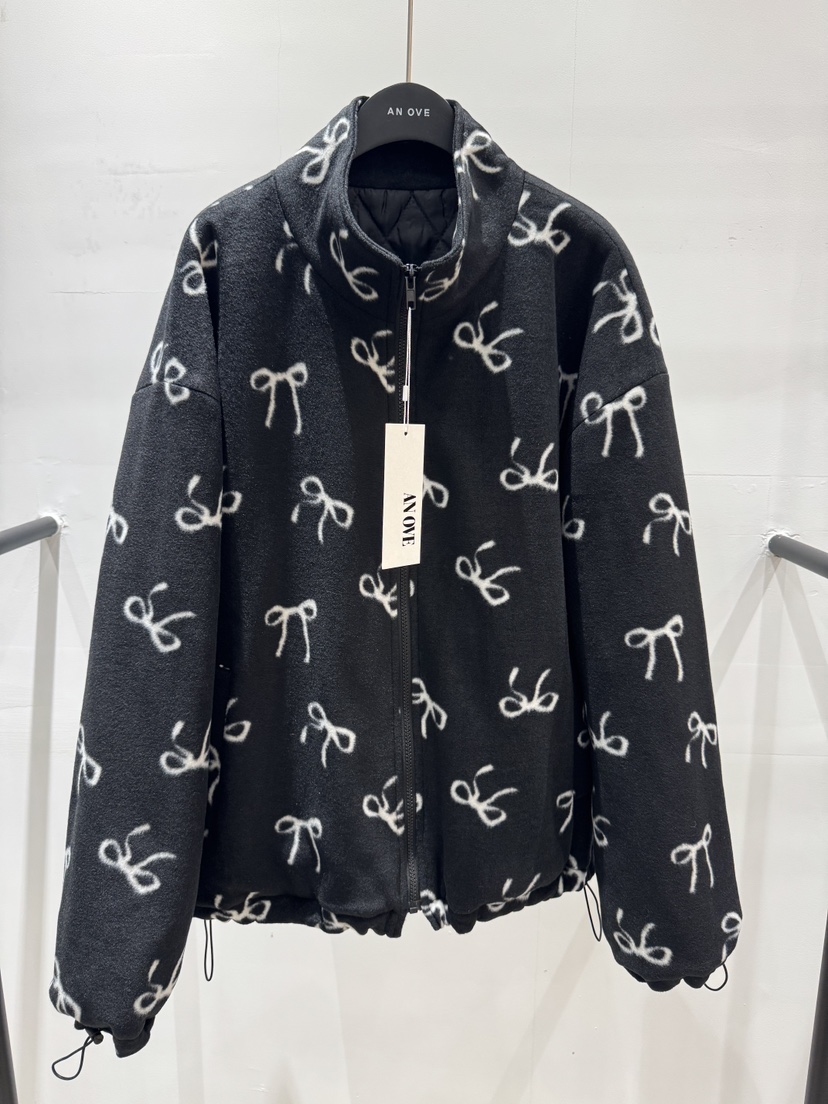 ANOVE韓國直郵㊣女士新品人氣休閑熱賣推薦時尚職業夾克羊毛ANOVE夾克圖色1