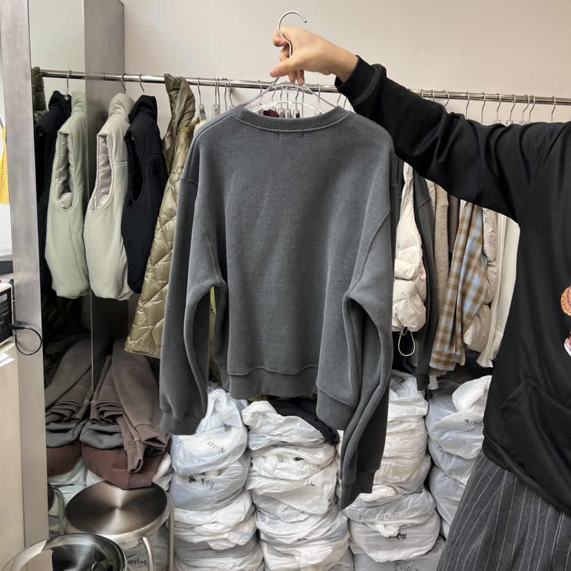 LEESEED-A韓國代購㊣女裝新款時尚熱賣25秋冬推薦衛衣加絨SEeD/LEESEED衛衣