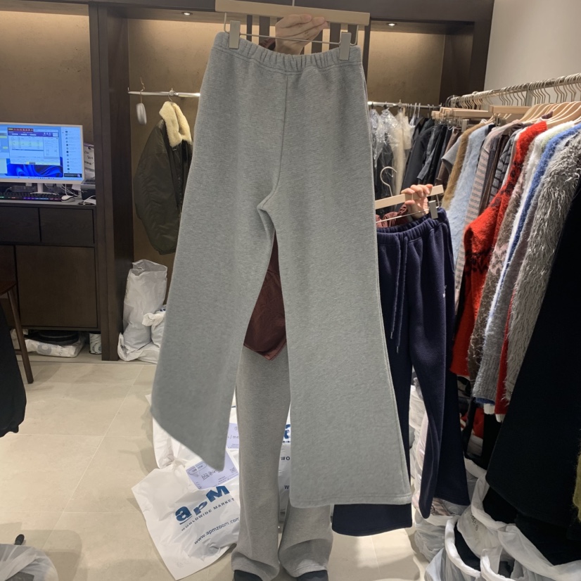 RAWROW韓國代購㊣女士新品推薦25秋冬熱賣休閑人氣休閑褲加絨RAWROW休閑褲