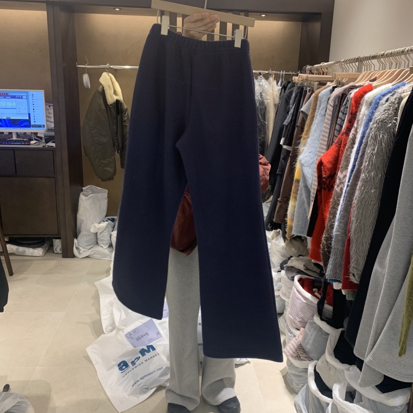 RAWROW韓國代購㊣女士新品推薦25秋冬熱賣休閑人氣休閑褲加絨RAWROW休閑褲