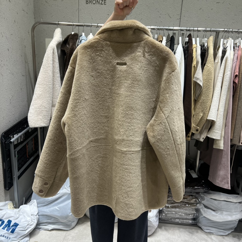 BRONZE東大門㊣代購女士新品熱賣時尚推薦休閑職業短款大衣BRONZE短款大衣