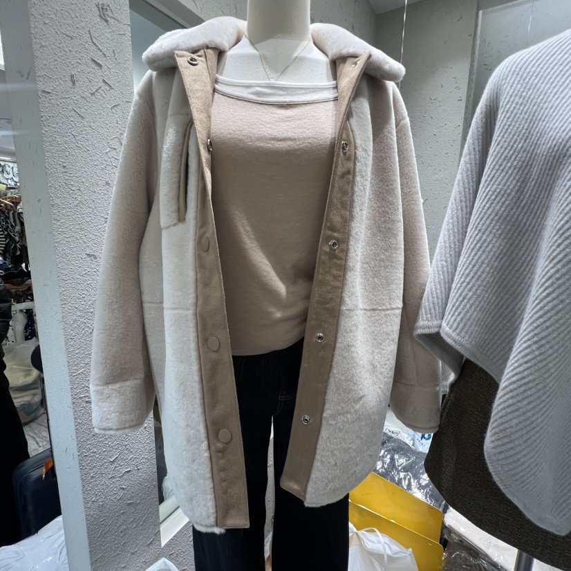 BRONZE東大門㊣代購女士新品熱賣時尚推薦休閑職業短款大衣BRONZE短款大衣圖色1