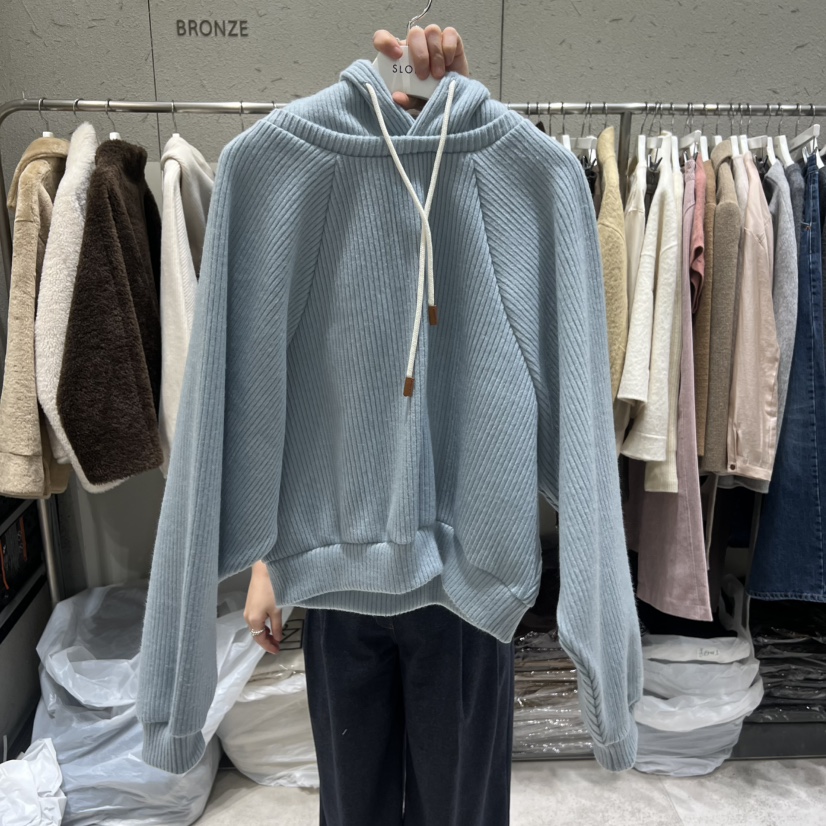 BRONZE東大門㊣直郵女裝新款休閑推薦時尚熱賣人氣衛衣加絨BRONZE衛衣圖色1