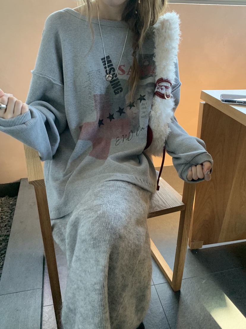 SHOP POSTER東大門㊣代購女裝新款時尚人氣休閑熱賣長袖T恤SHOP_POSTER長袖T恤