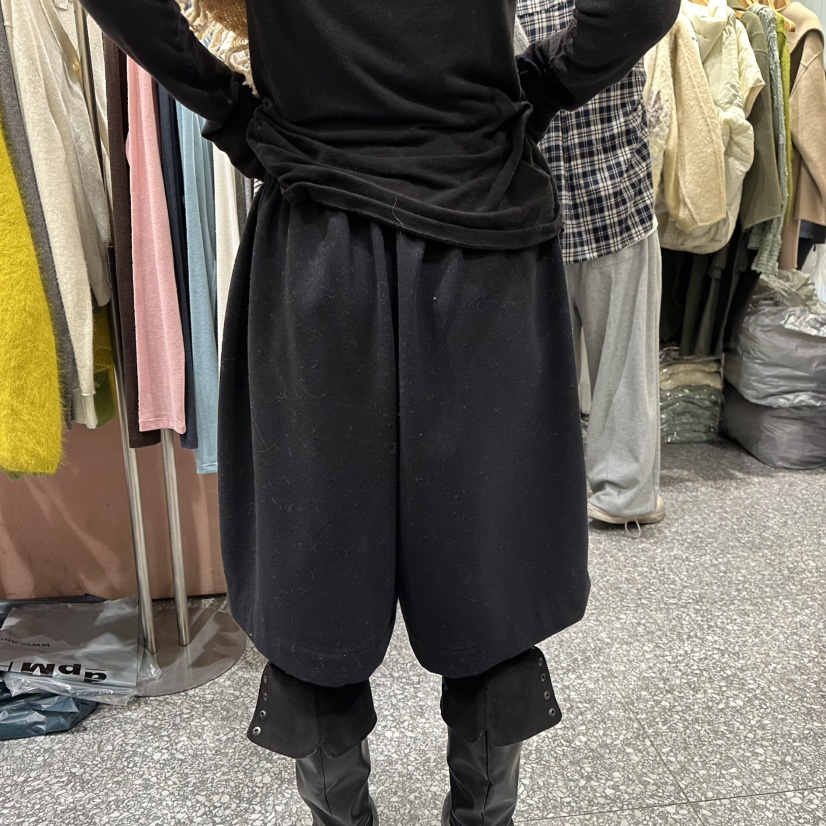 SOF東大門㊣實拍女士新款人氣職業熱賣25秋冬推薦休閑短褲羊毛SOF短褲