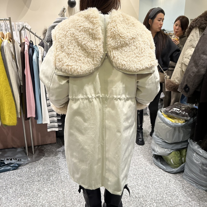 SOF東大門㊣實拍女裝新款人氣休閑熱賣時尚長款羽絨服兜帽雙層SOF長款羽絨服