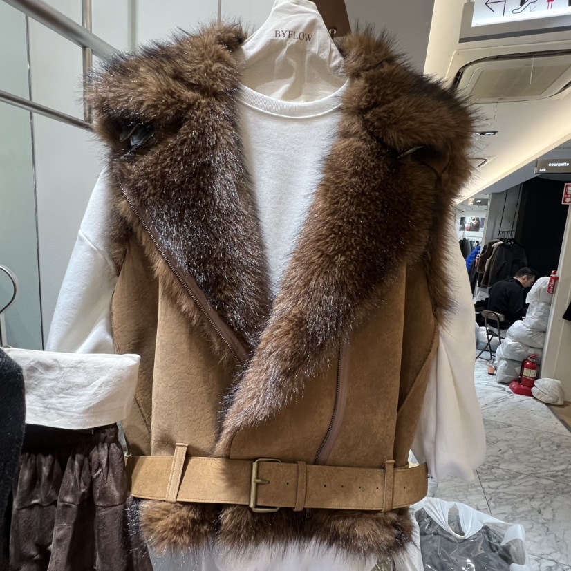 BY FLOW韓國代購㊣女裝新品25秋冬熱賣休閑職業馬甲不含內搭BY FLOW馬甲