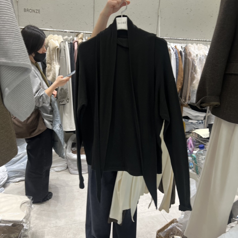 BRONZE東大門㊣直郵女裝新品25秋冬時尚推薦人氣休閑長袖T恤BRONZE長袖T恤圖色1