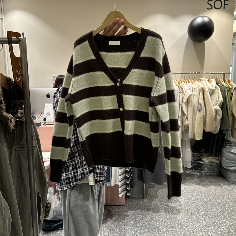 SOF韓國直郵㊣女裝新款25秋冬職業時尚休閑推薦人氣熱賣毛衣SOF毛衣圖色1