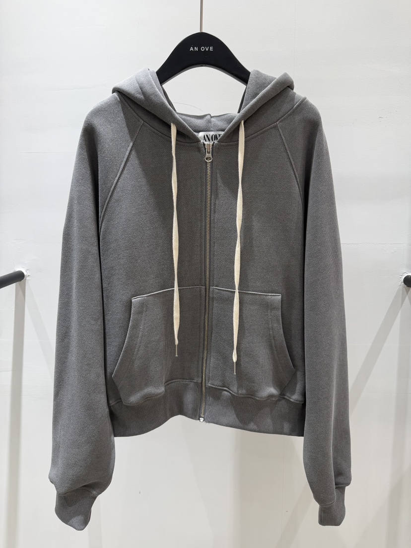 ANOVE東大門㊣代購女士新款人氣熱賣職業推薦25秋冬夾克連帽衫ANOVE夾克圖色2