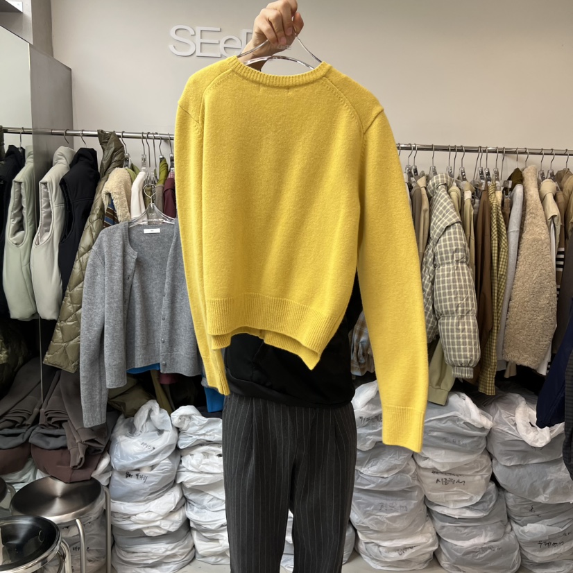 LEESEED-A東大門㊣直郵女士新款熱賣25秋冬職業針織衫羊毛SEeD/LEESEED針織衫