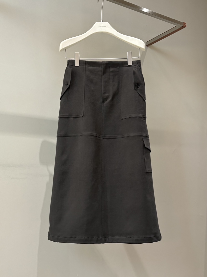 LIMED SPRUCE東大門㊣代購女士新款推薦休閑職業25秋冬長裙LIMED SPRUCE長裙圖色1墨色