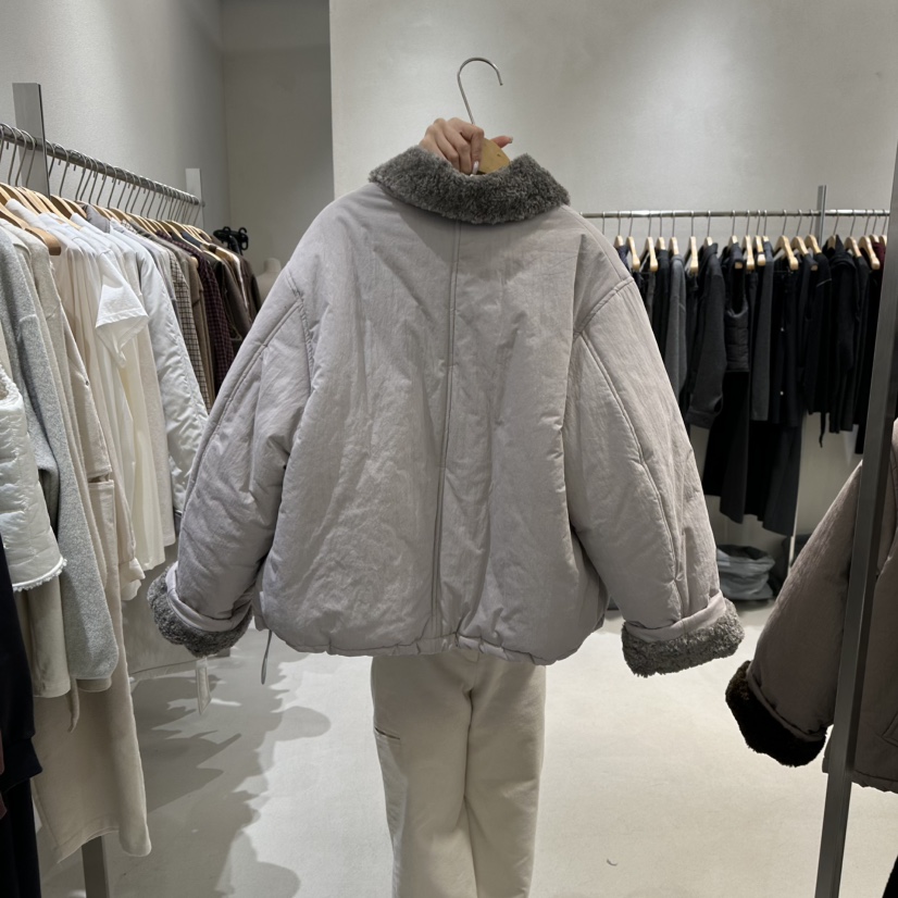 OVU東大門㊣代購女裝新款時尚熱賣25秋冬職業推薦人氣短款棉服OVU短款棉服