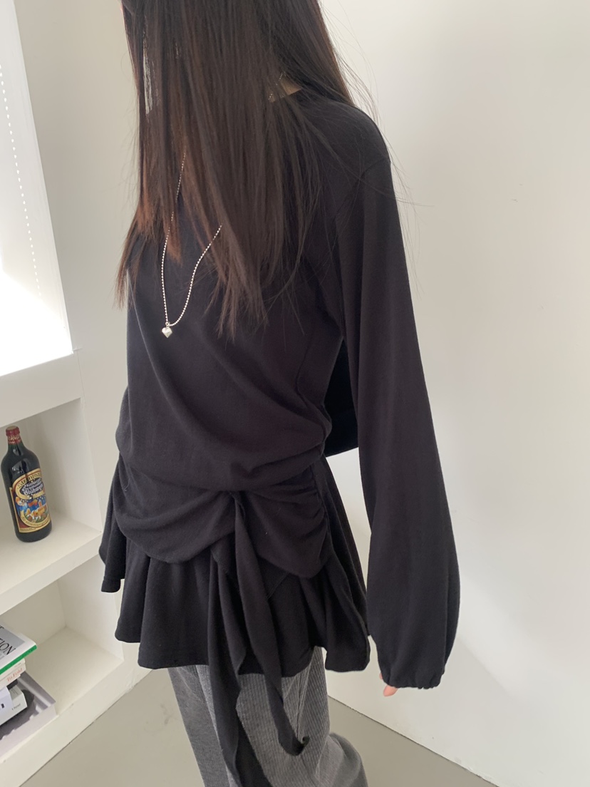 TRUE韓國代購㊣女裝新款人氣休閑25秋冬職業推薦時尚連衣裙TRUE連衣裙