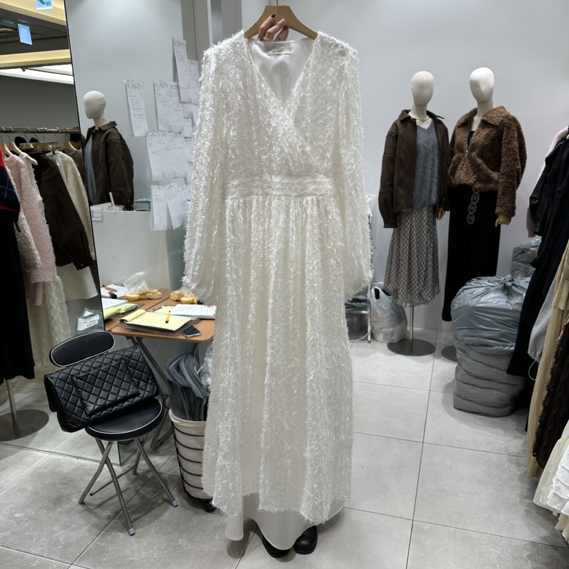 XPARTY東大門㊣代購女裝新品推薦職業人氣熱賣25秋冬連衣裙XPARTY連衣裙圖色1