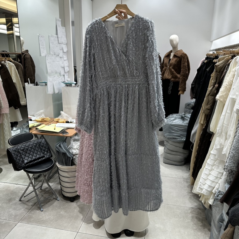 XPARTY東大門㊣代購女裝新品推薦職業人氣熱賣25秋冬連衣裙XPARTY連衣裙圖色3