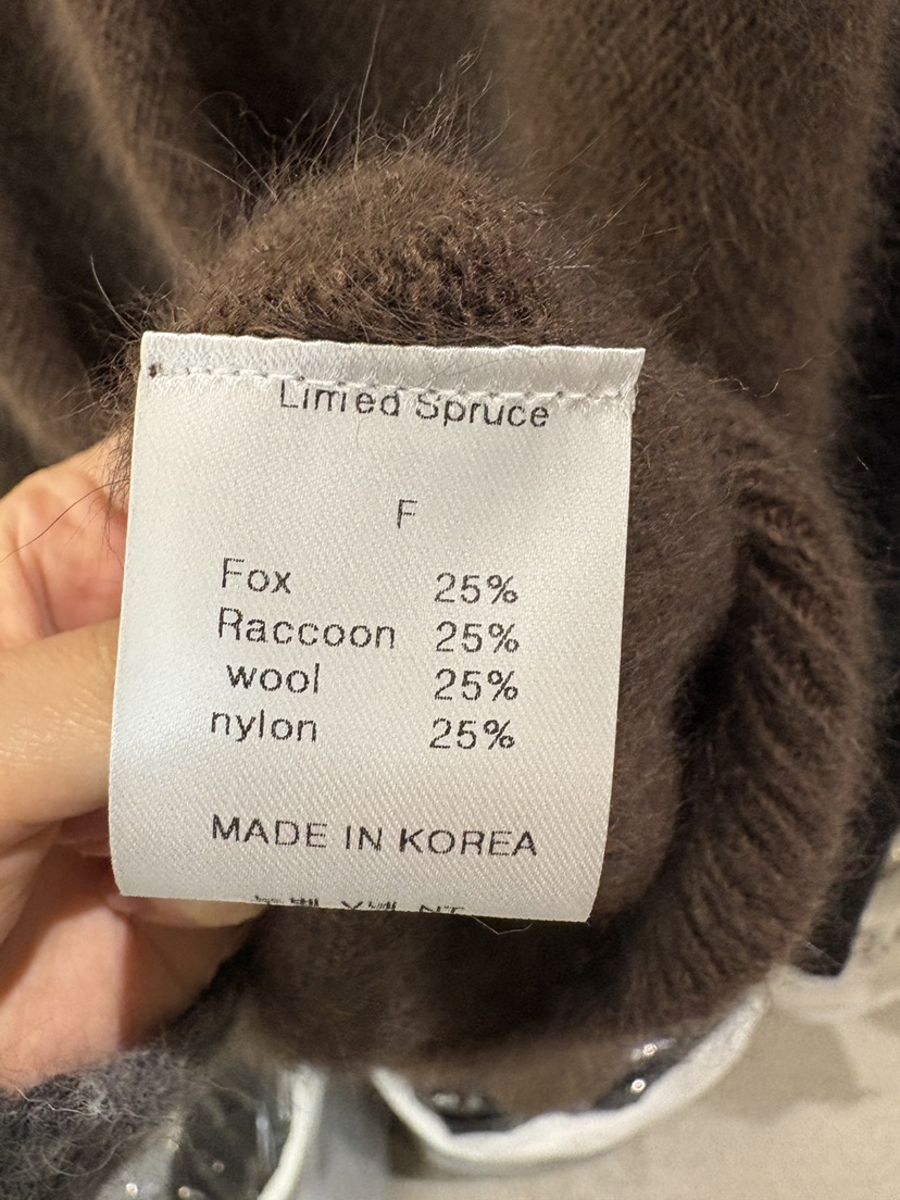 LIMED SPRUCE東大門㊣實拍女裝新品時尚25秋冬推薦熱賣針織衫LIMED SPRUCE針織衫