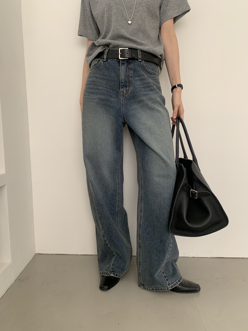 TRUE東大門㊣代購女士新品熱賣時尚休閑職業推薦牛仔褲加絨TRUE牛仔褲