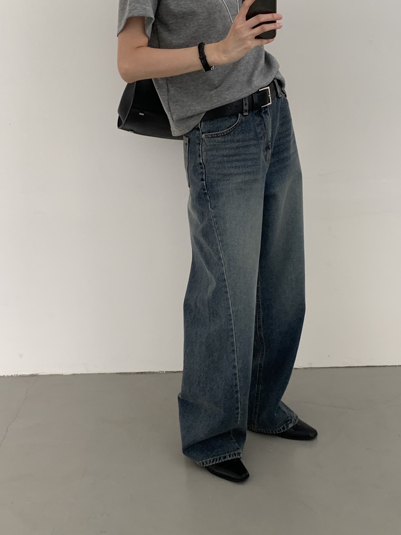 TRUE東大門㊣代購女士新品熱賣時尚休閑職業推薦牛仔褲加絨TRUE牛仔褲