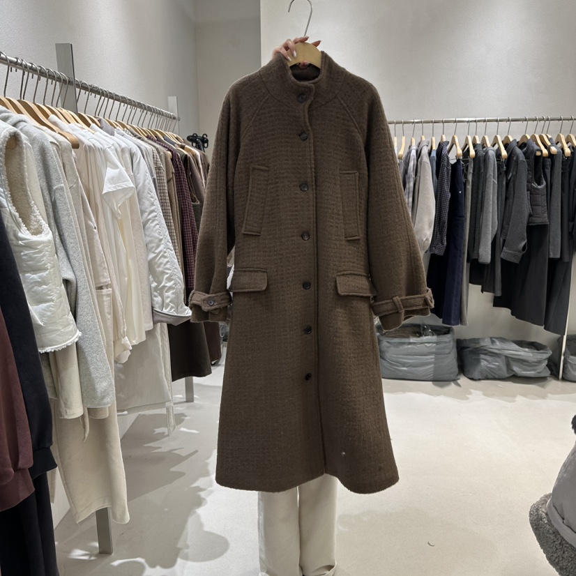 OVU東大門㊣直郵女裝新款25秋冬推薦人氣熱賣職業中長款大衣OVU中長款大衣圖色1